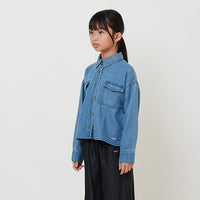 Girl Denim Shirt - Blue - SG2511104A