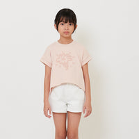 Girl Embroidery Cropped Top - SG2512109