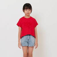 Girl Embroidery Cropped Top - SG2512109
