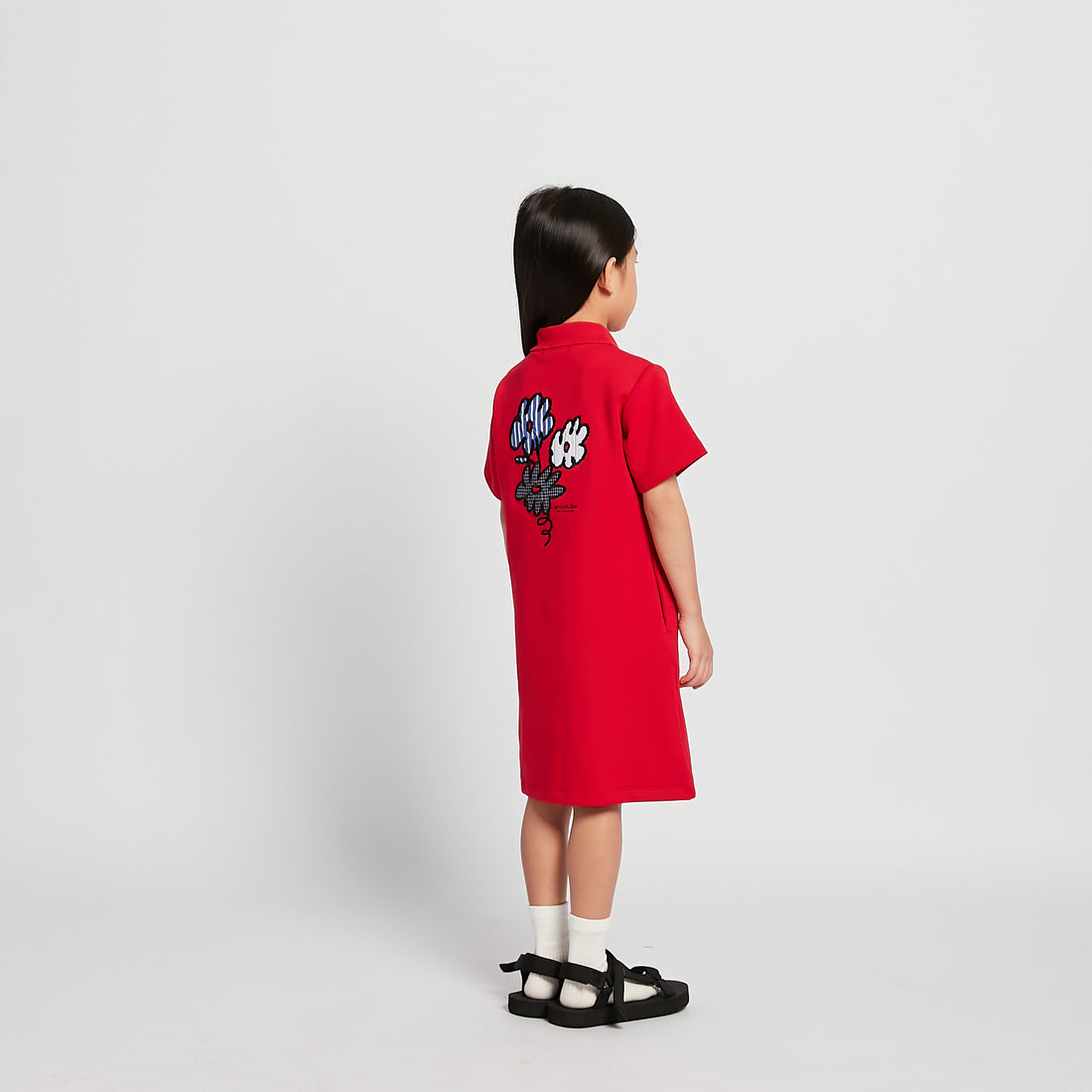 Girl Neoprene Polo Dress - SG2512115