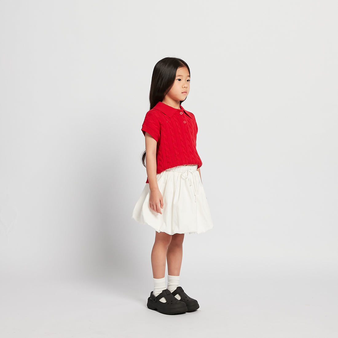 Girl Bubble Skirt - Off White - SG2512123A