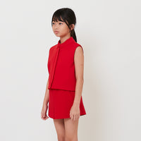 Girl Oriental Zip Up Top - SG2512125