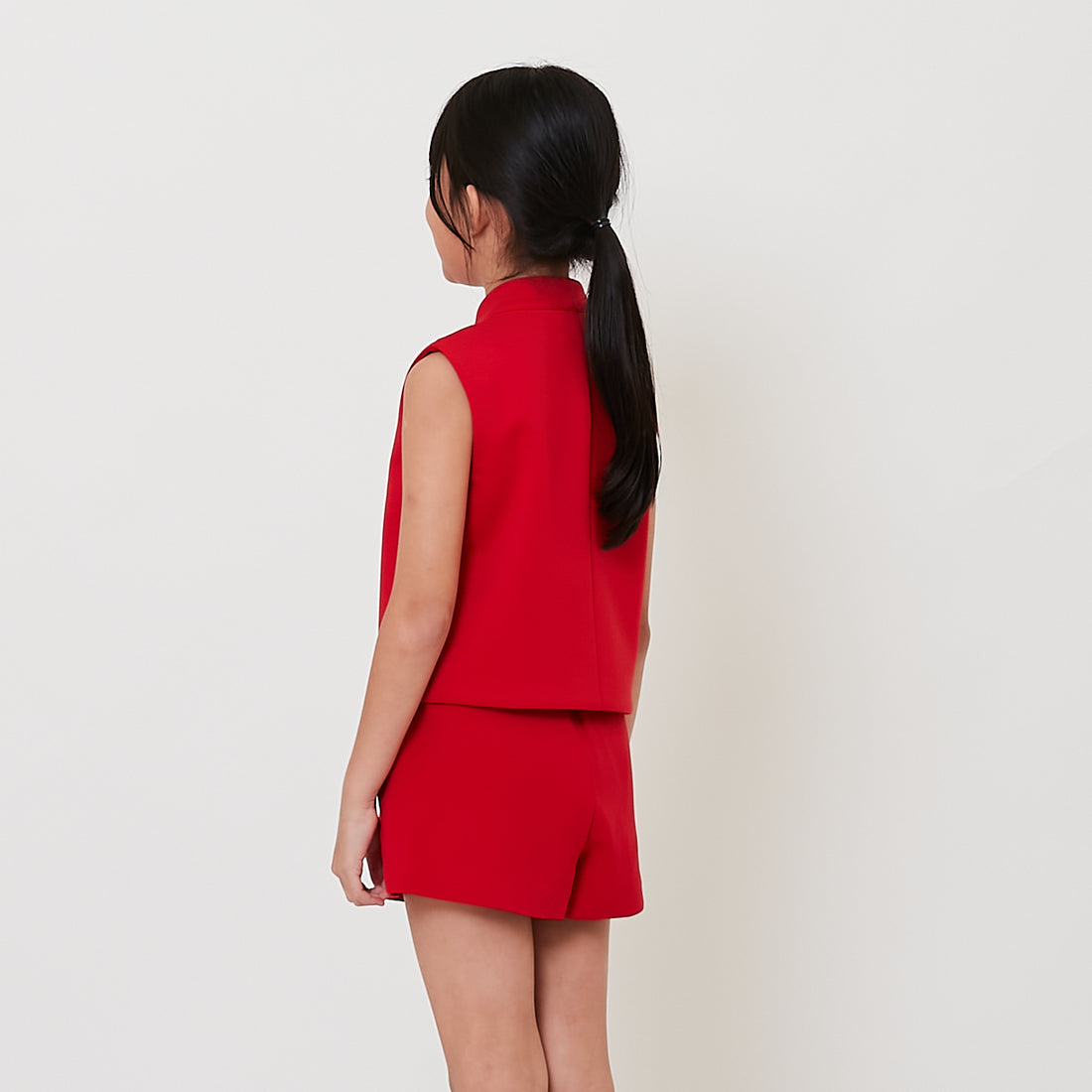 Girl Oriental Zip Up Top - SG2512125