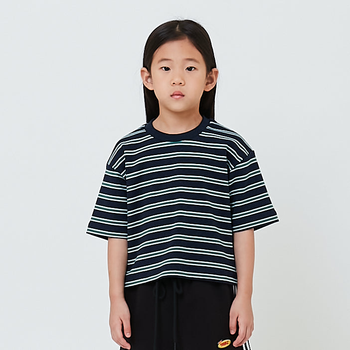 Girl Striped Cropped Top - SG2601002