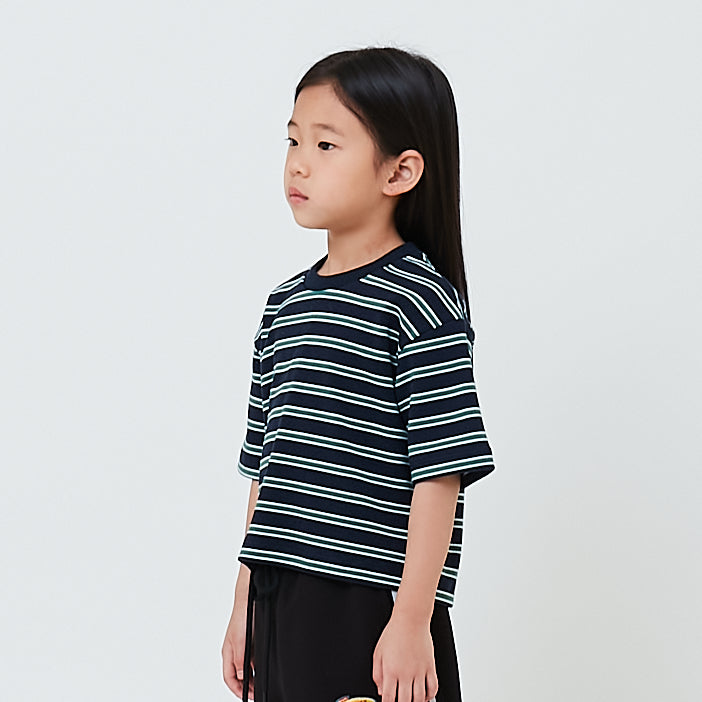 Girl Striped Cropped Top - SG2601002