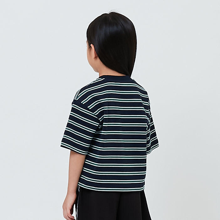 Girl Striped Cropped Top - SG2601002