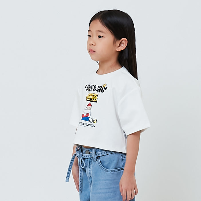 Girl Graphic Boxy Top - SG2601003