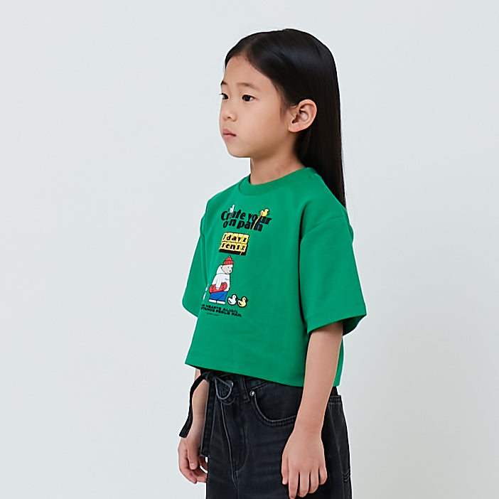 Girl Graphic Boxy Top - SG2601003