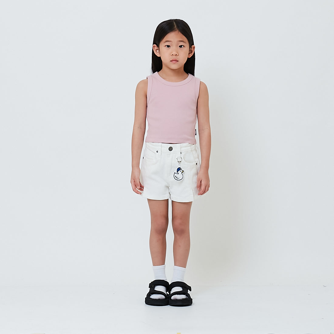 Girl Denim Split Shorts - SG2601009