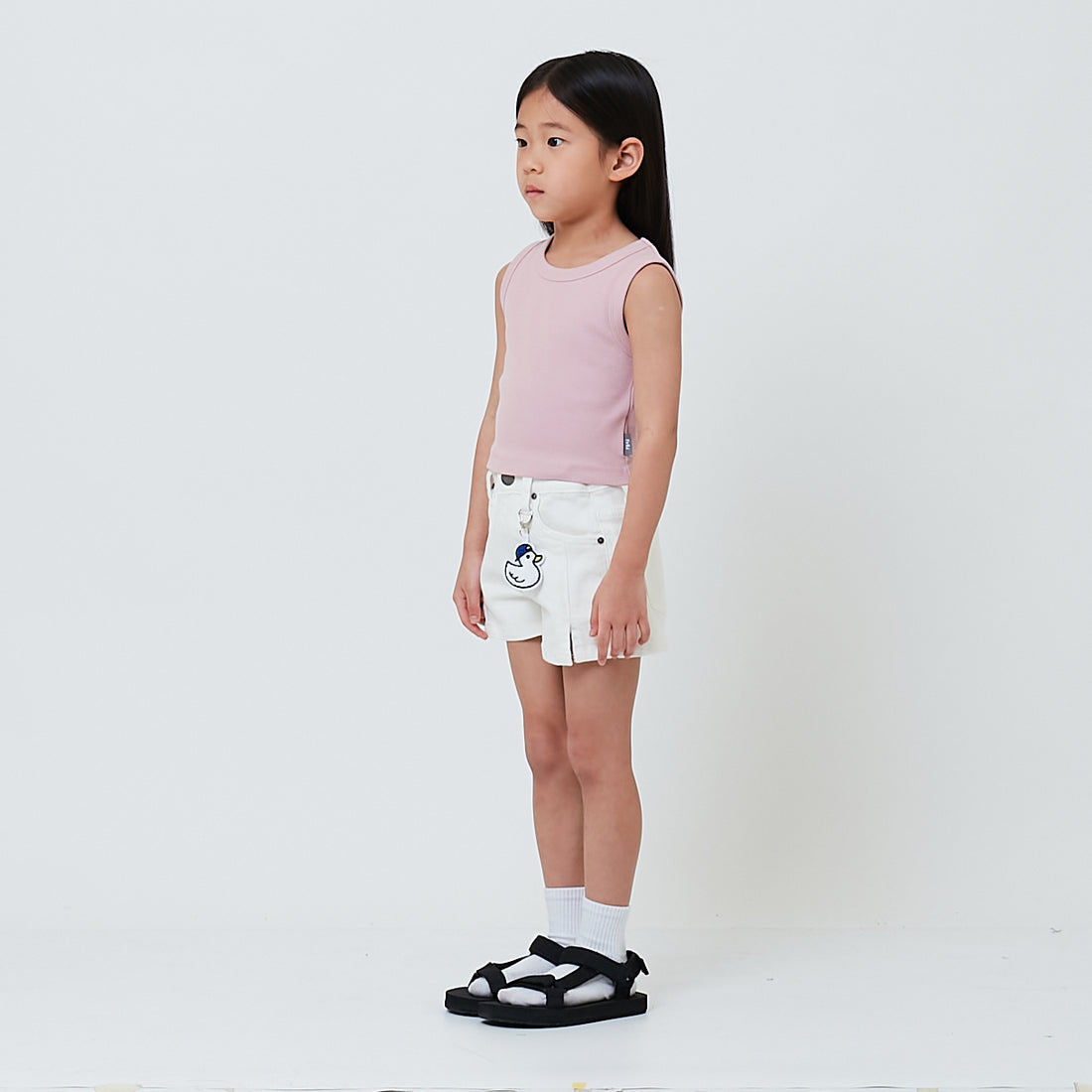 Girl Denim Split Shorts - SG2601009