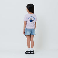 Girl Denim Split Shorts - SG2601009