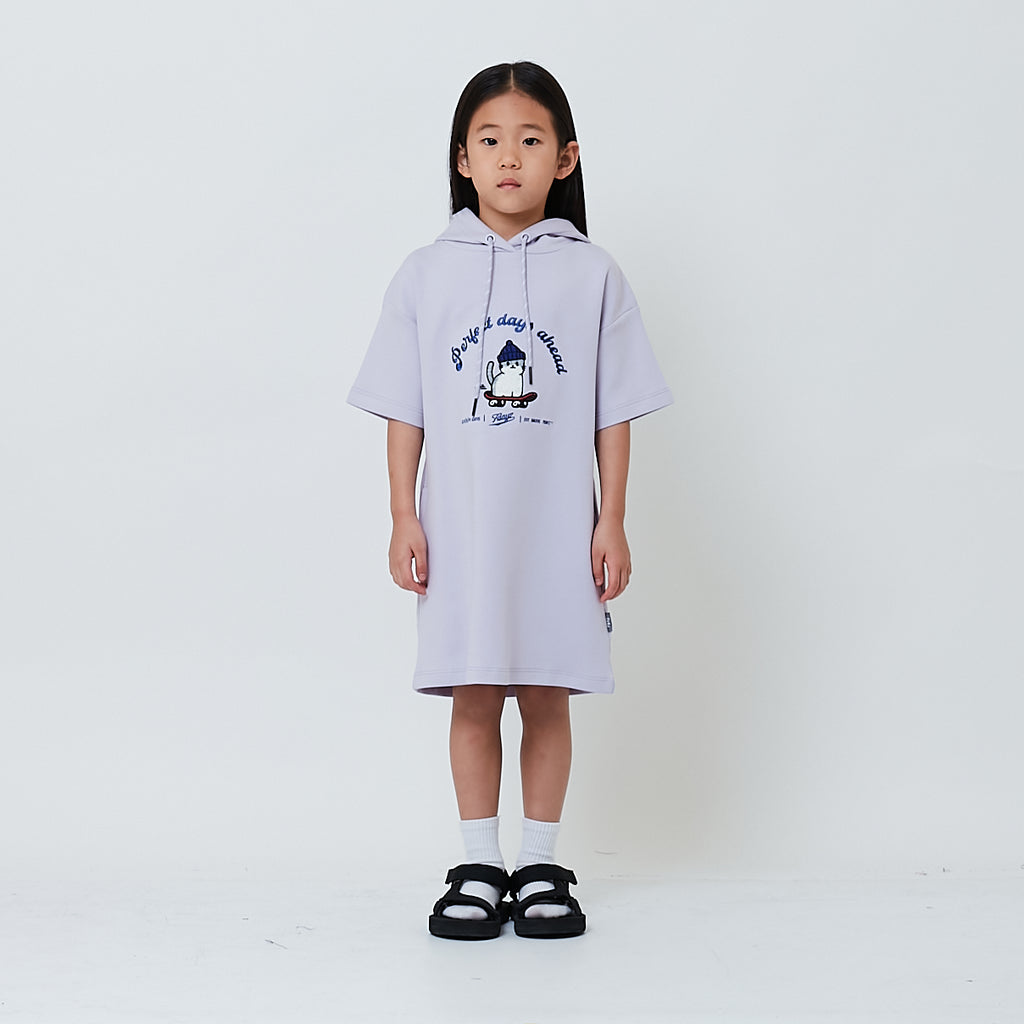 Girl Embroidery Hoodie Dress - SG2602018