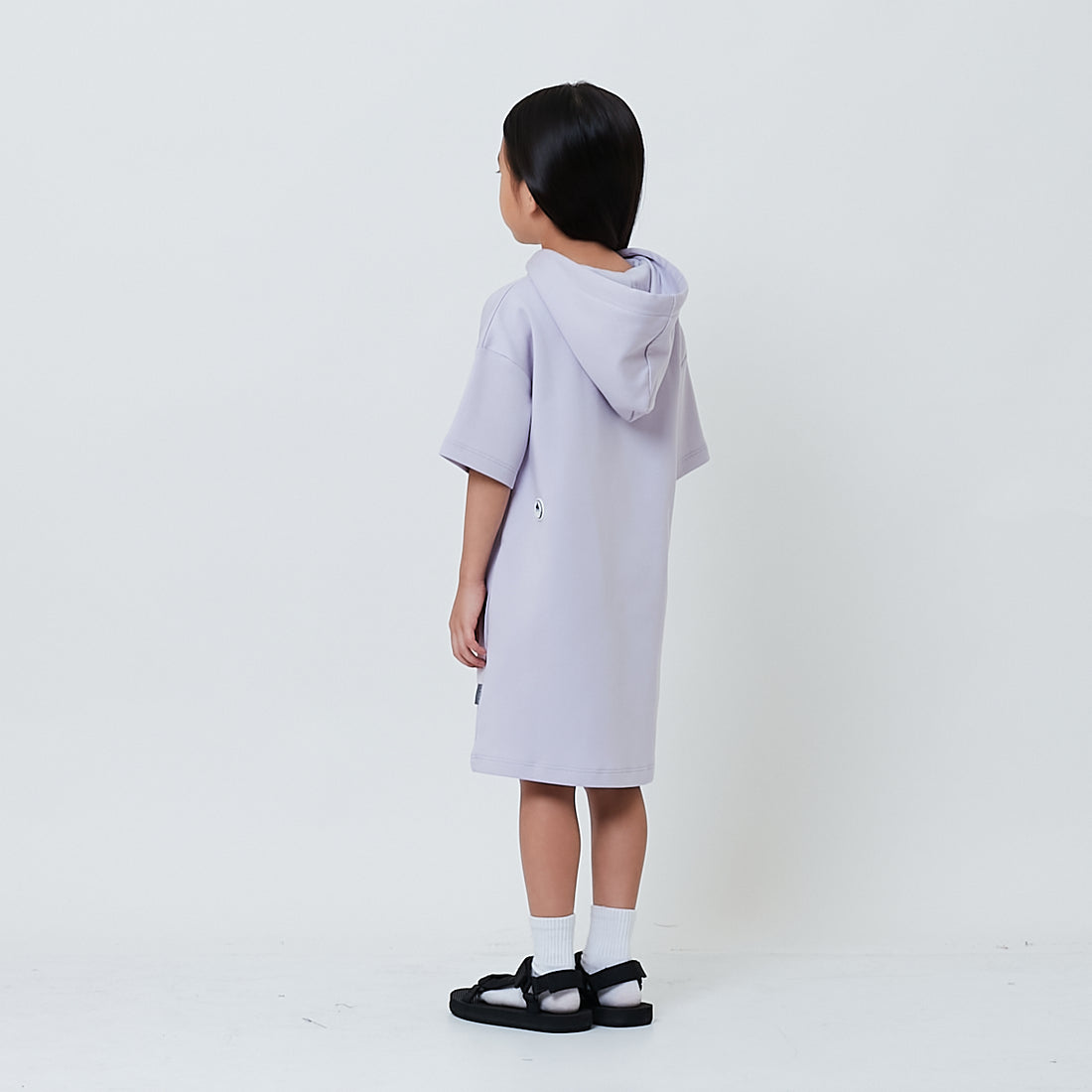 Girl Embroidery Hoodie Dress - SG2602018