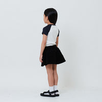 Girl Corduroy Skirt - Black - SG2602024A