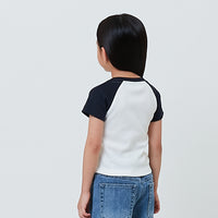 Girl Raglan Cropped Top - SG2603027