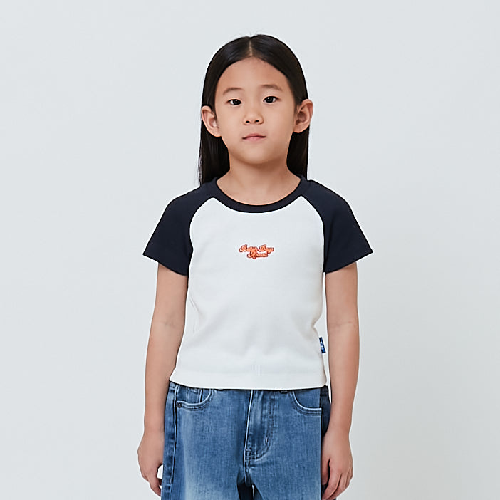 Girl Raglan Cropped Top - SG2603027