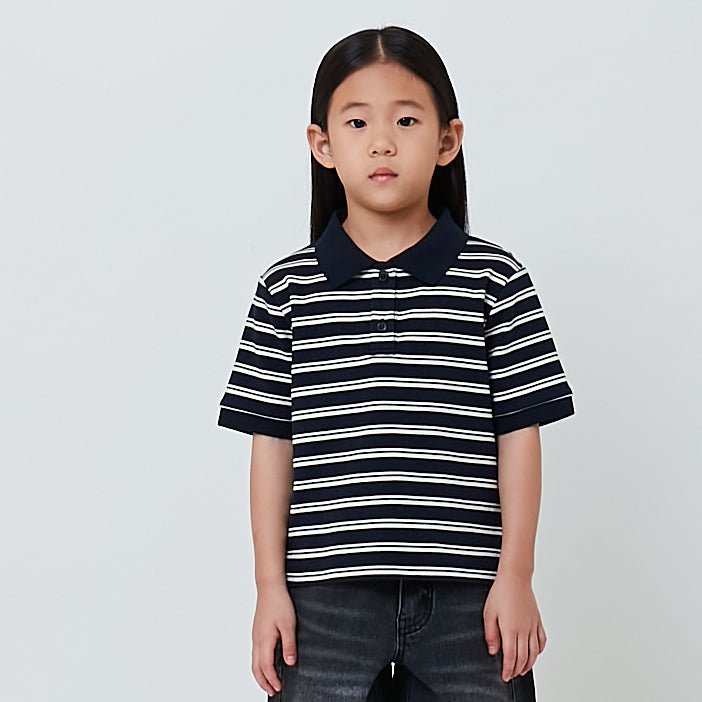 Girl Striped Polo Top - SG2603029