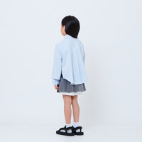 Girl Pleated Skort - Grey - SG2603035A
