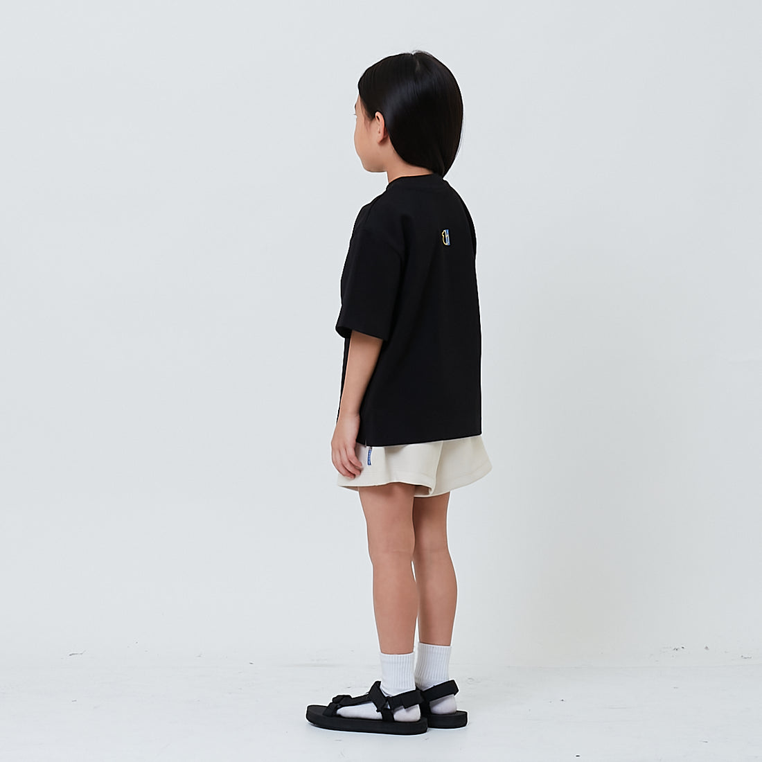 Girl Essential Boxy Top - Black - SG2604038C