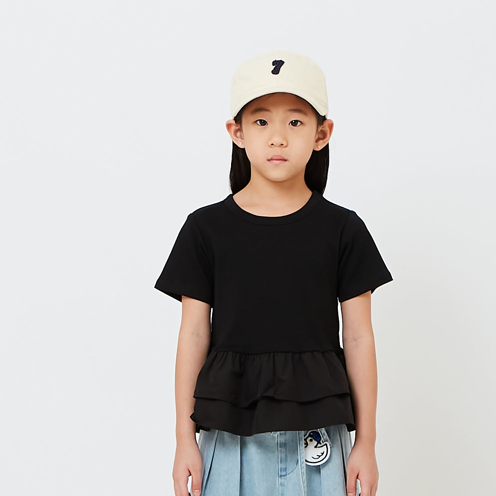 Girl Double Layered Ruffle Top - SG2608062