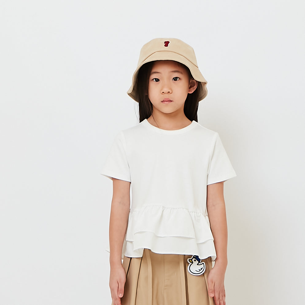 Girl Double Layered Ruffle Top - SG2608062