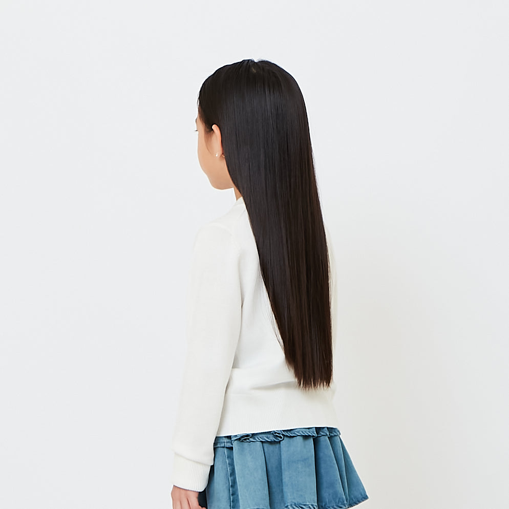 Girl Cable Knit Cardigan - SG2608065