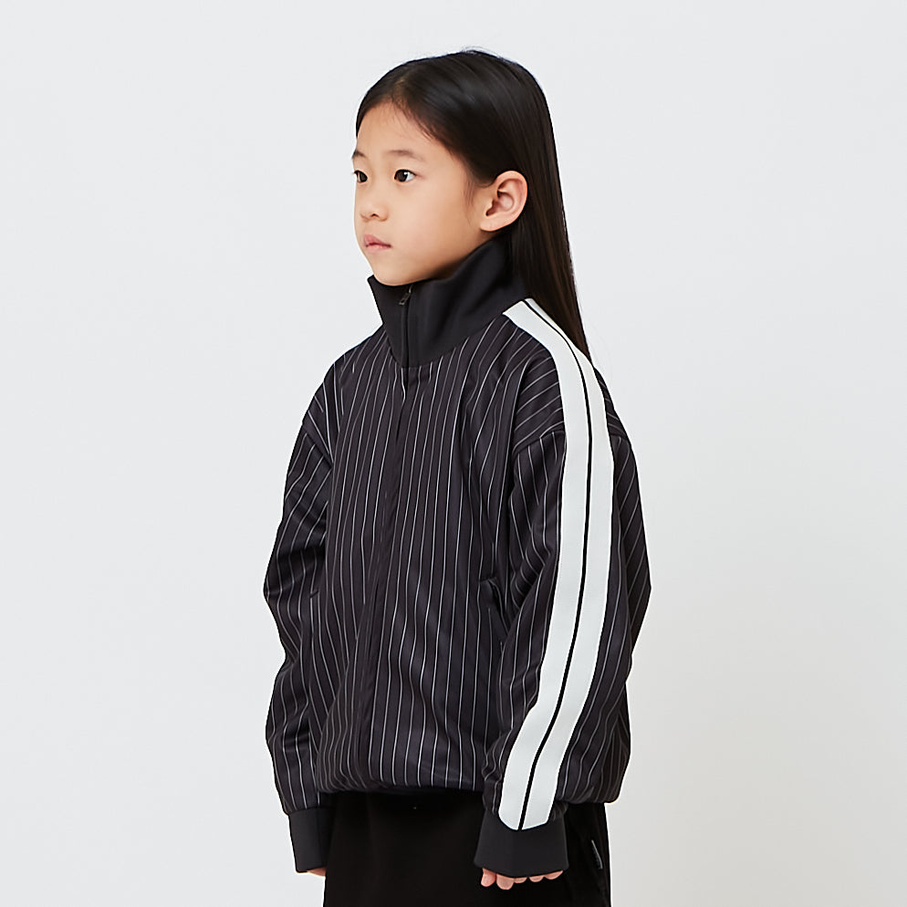 Kids Oversized Track Jacket - Black - SK2607002A