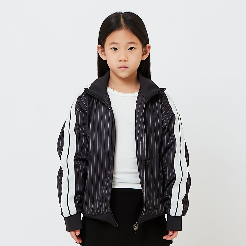 Kids Oversized Track Jacket - Black - SK2607002A