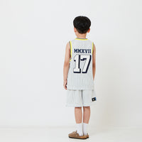 Kids Mesh Pinstripe Shorts - SK2607003