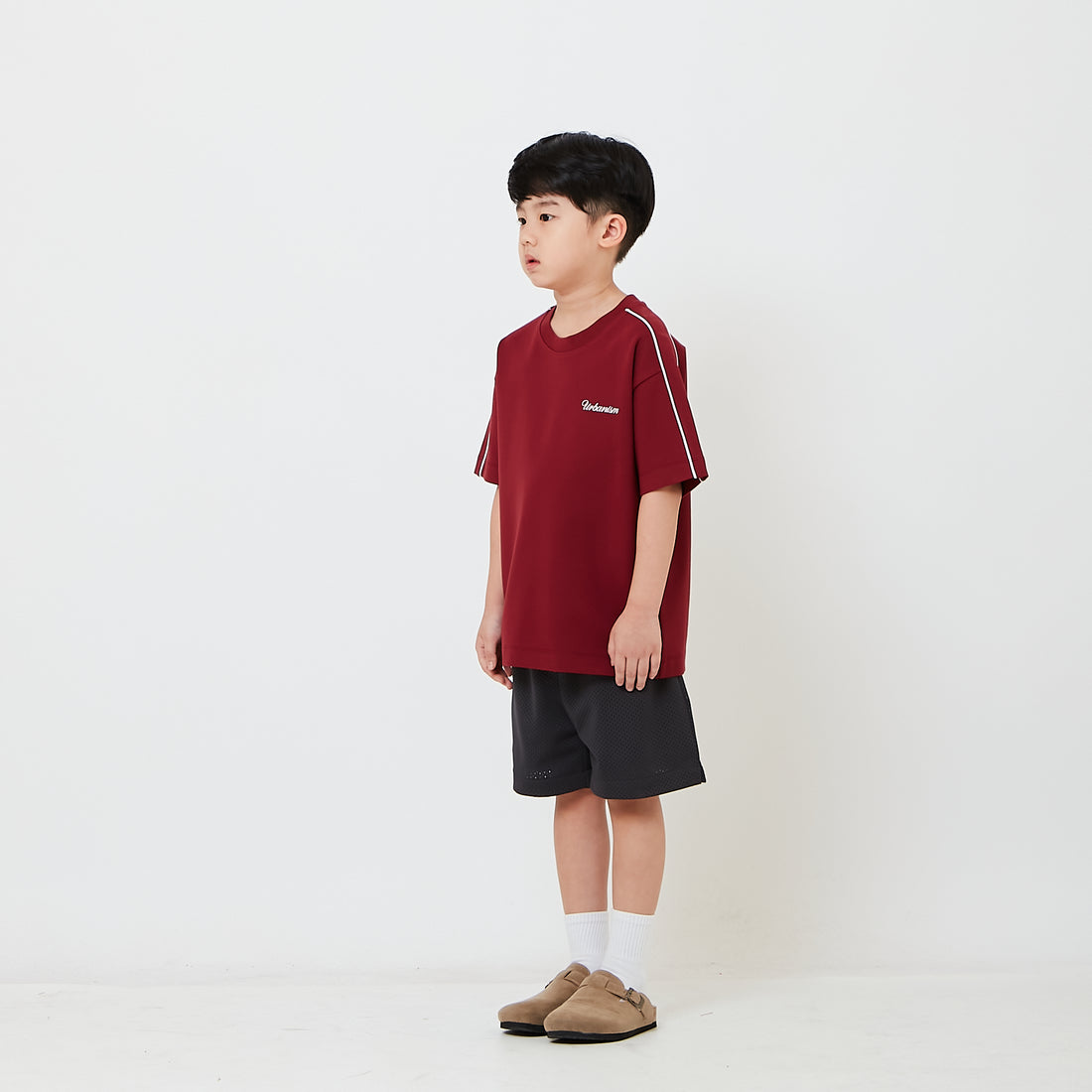 Kids Mesh Pinstripe Shorts - SK2607003