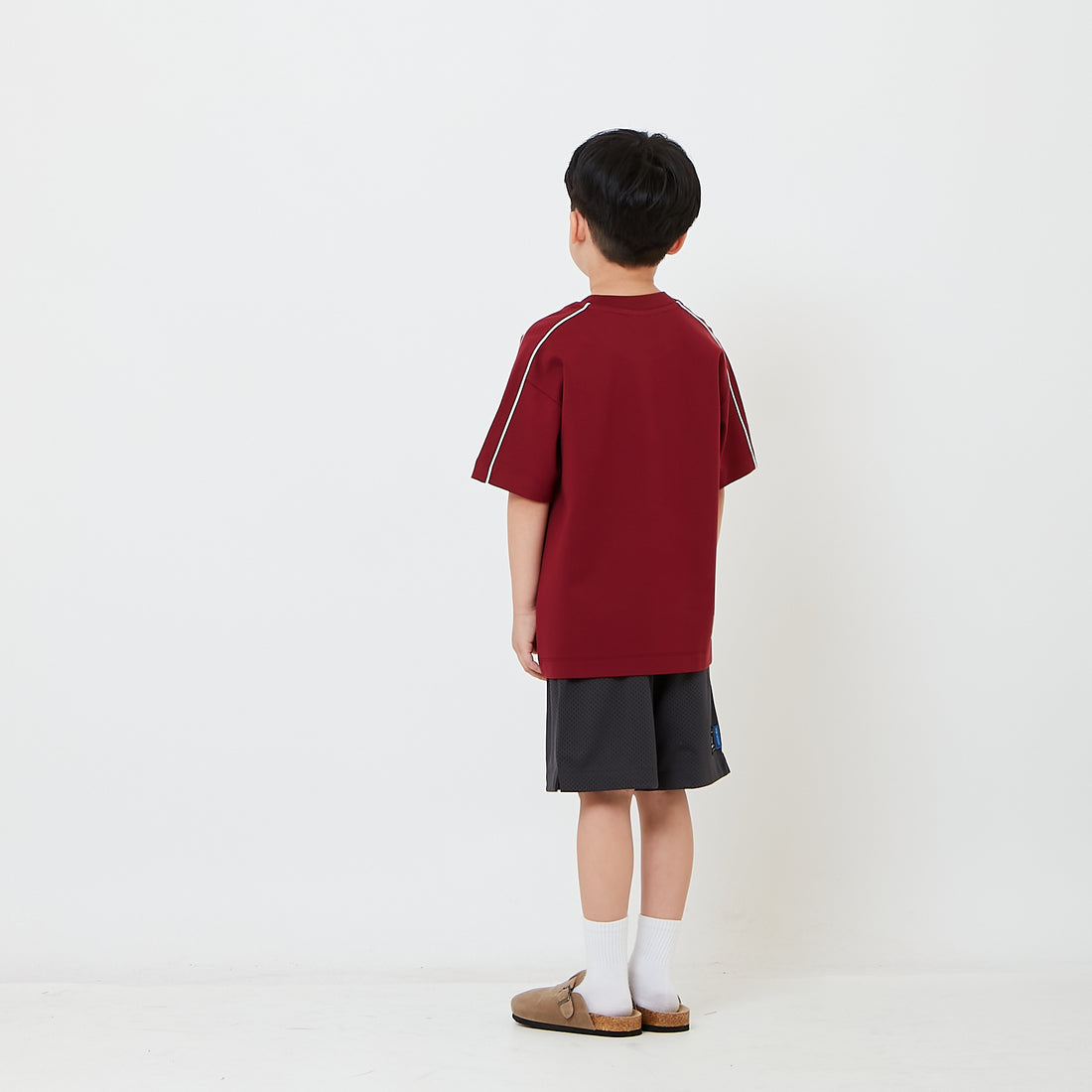 Kids Mesh Pinstripe Shorts - SK2607003
