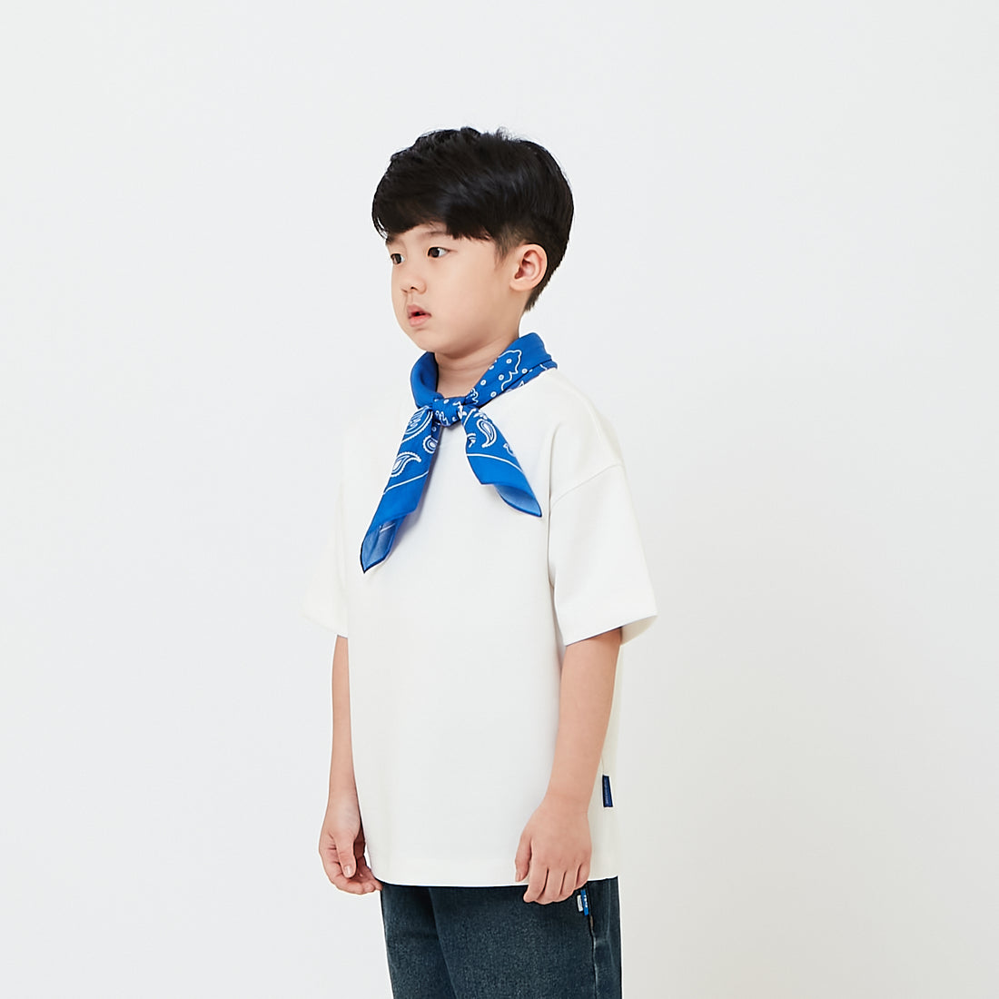 Kids Oversized Neck-Tie Tee - SK2607005