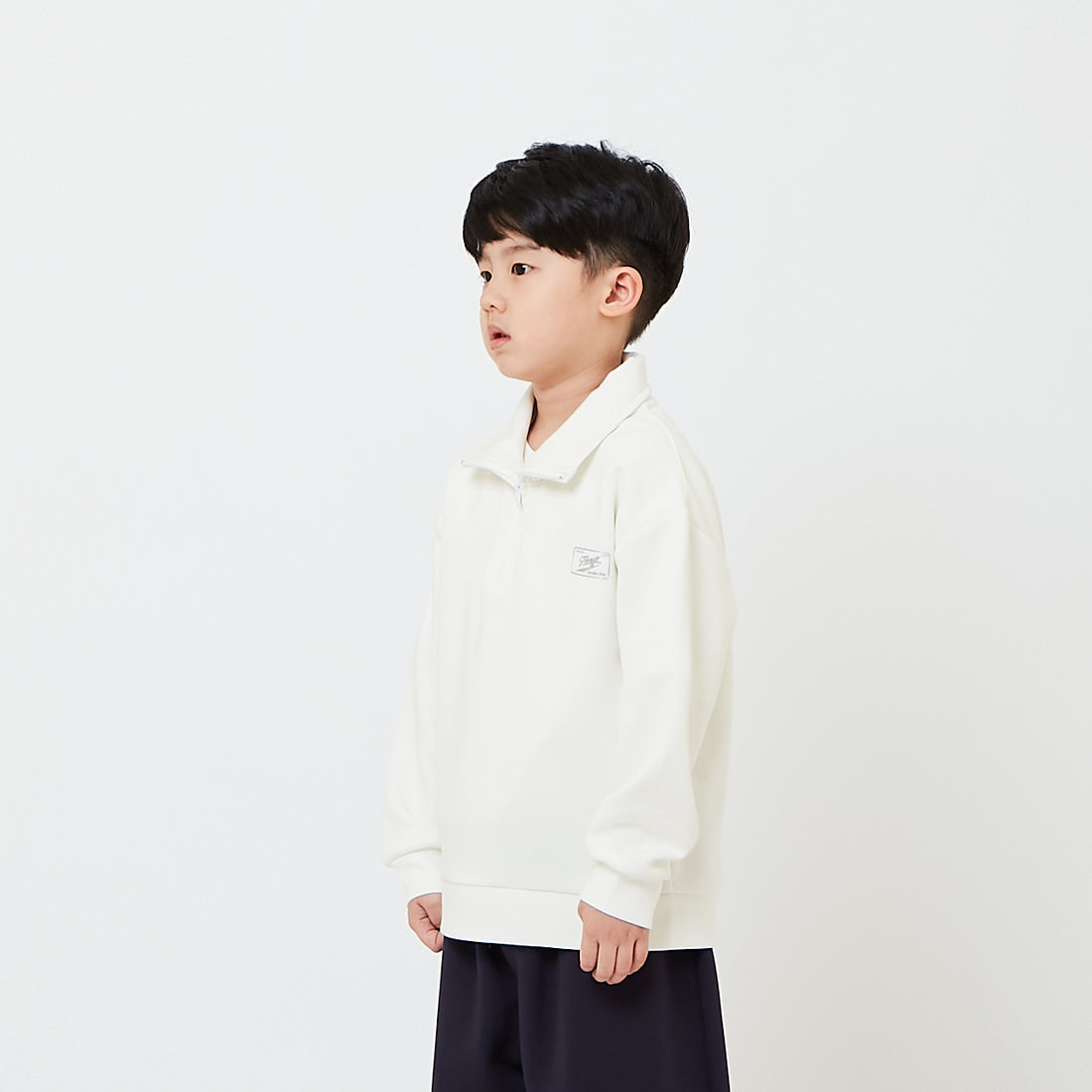 Kids Oversized Embroidery Polo Top - SK2607009
