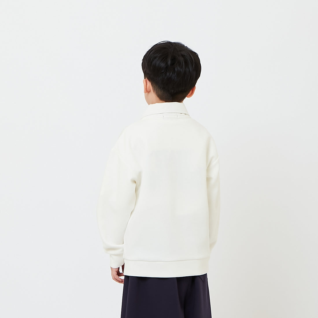 Kids Oversized Embroidery Polo Top - SK2607009