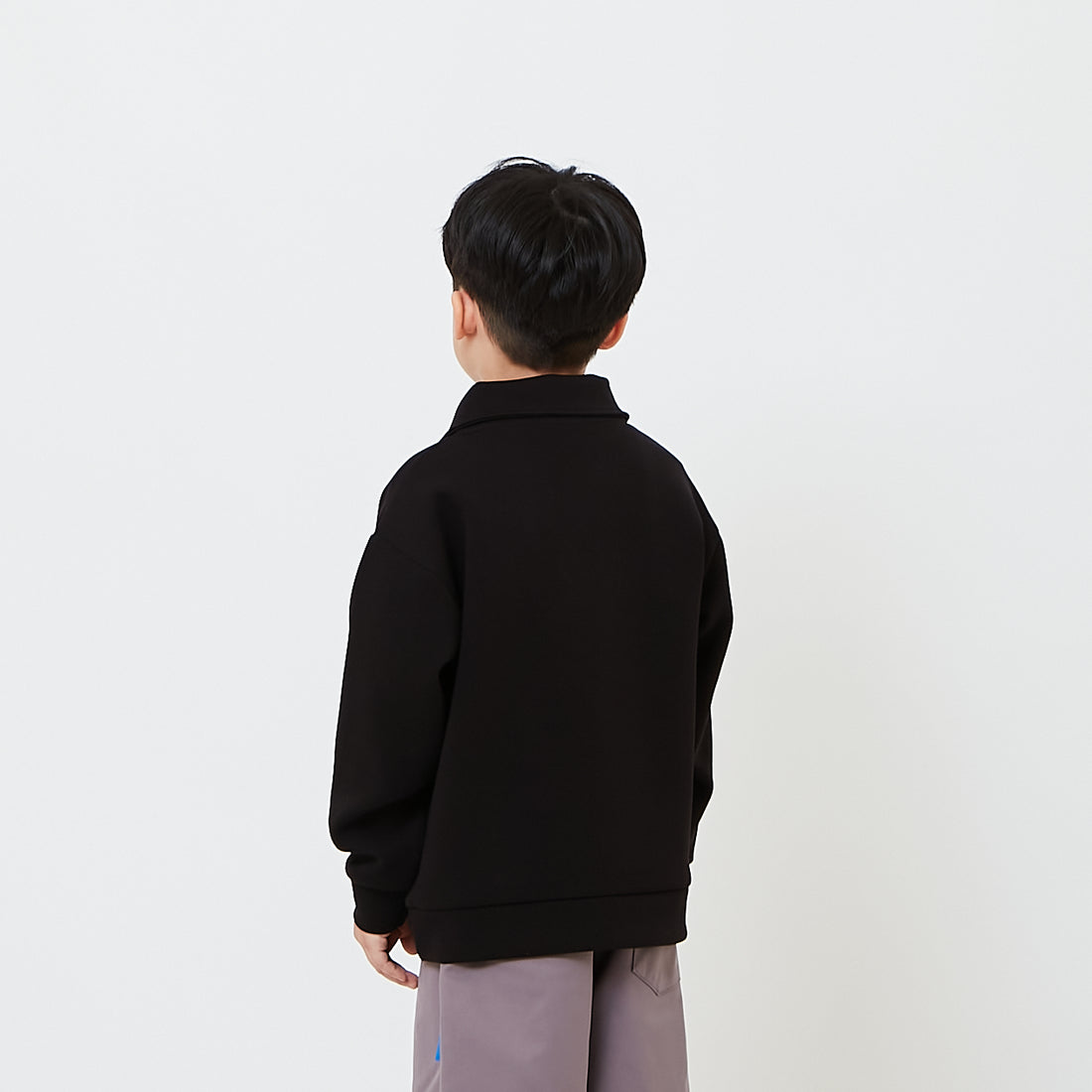 Kids Oversized Embroidery Polo Top - SK2607009