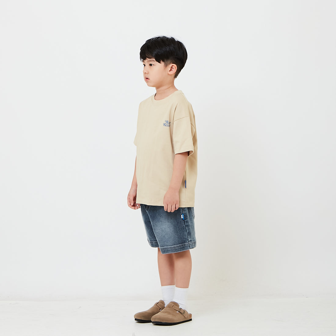 Kids Relaxed Fit Denim Shorts - SK2607012