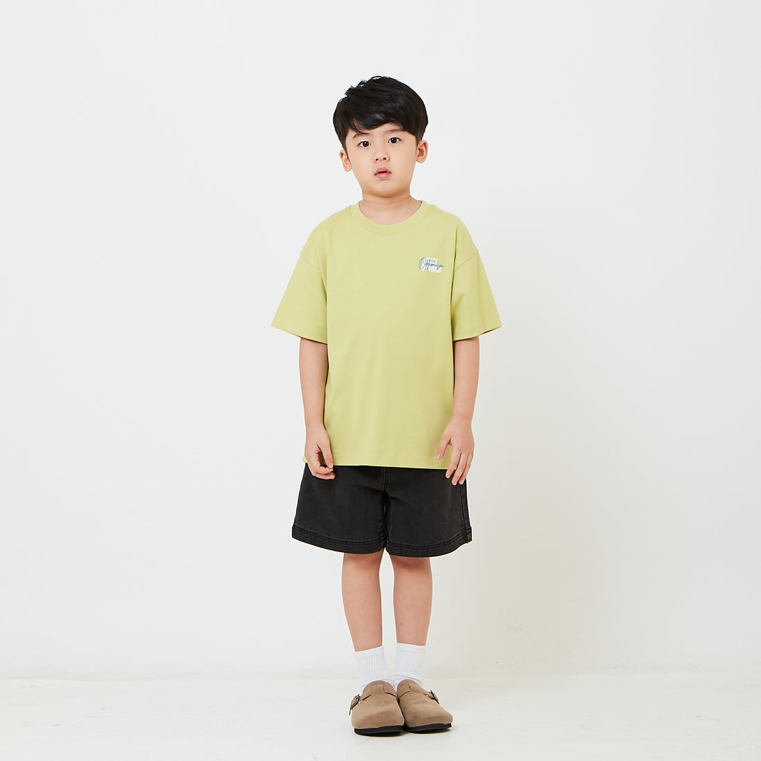 Kids Relaxed Fit Denim Shorts - SK2607012