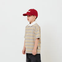 Boy Oversized Stripe Polo Tee - SK2608007