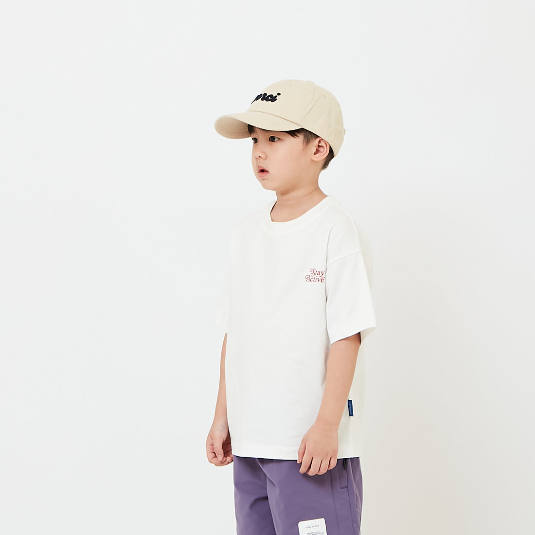 Kids Embroidery Oversized Tee - SK2608017