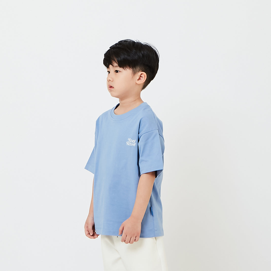 Kids Embroidery Oversized Tee - SK2608017