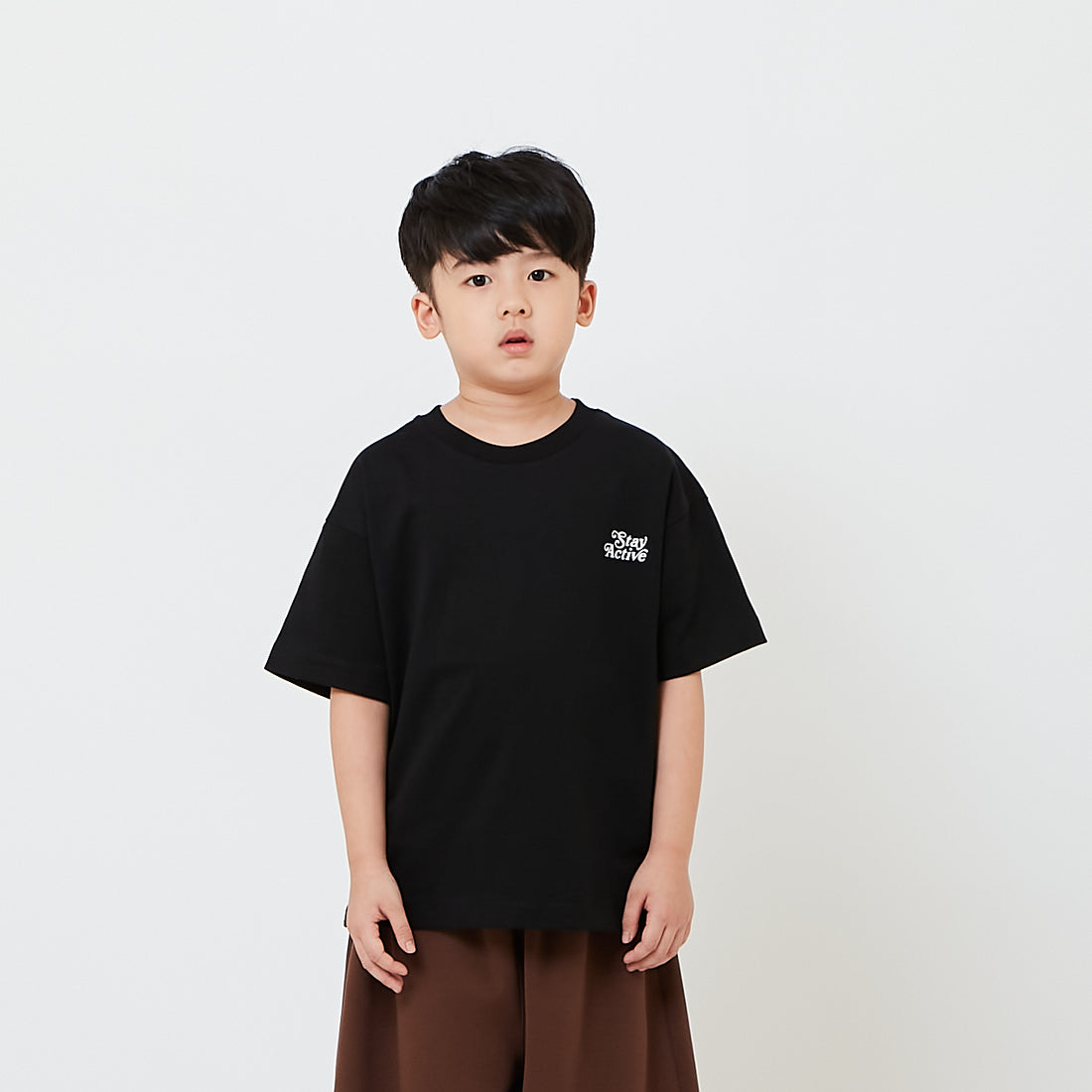 Kids Embroidery Oversized Tee - SK2608017
