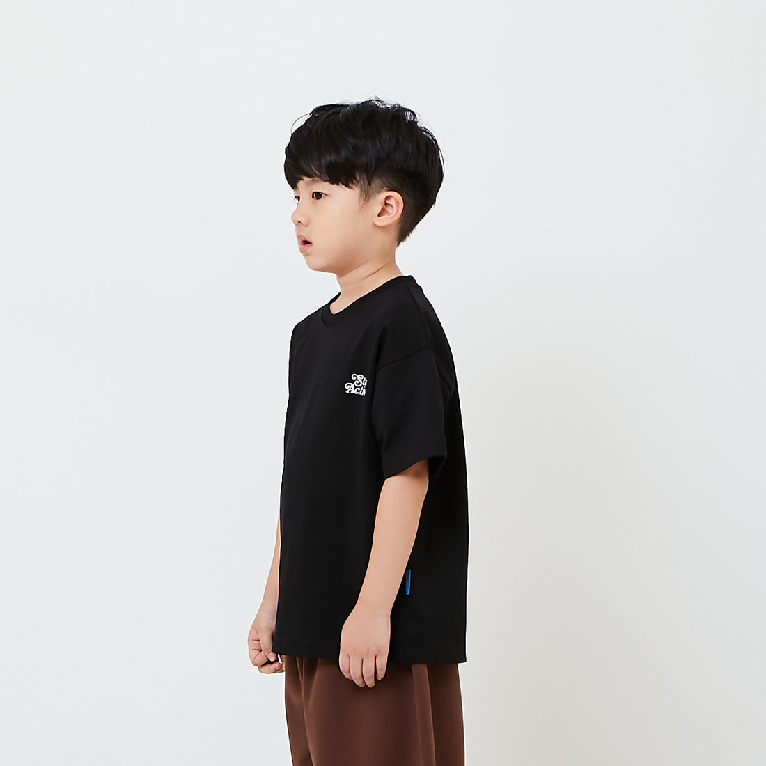 Kids Embroidery Oversized Tee - SK2608017