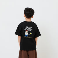 Kids Embroidery Oversized Tee - SK2608017