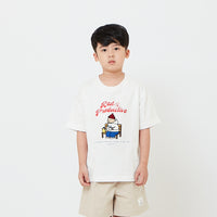Kids Embroidery Oversized Tee - SK2608018