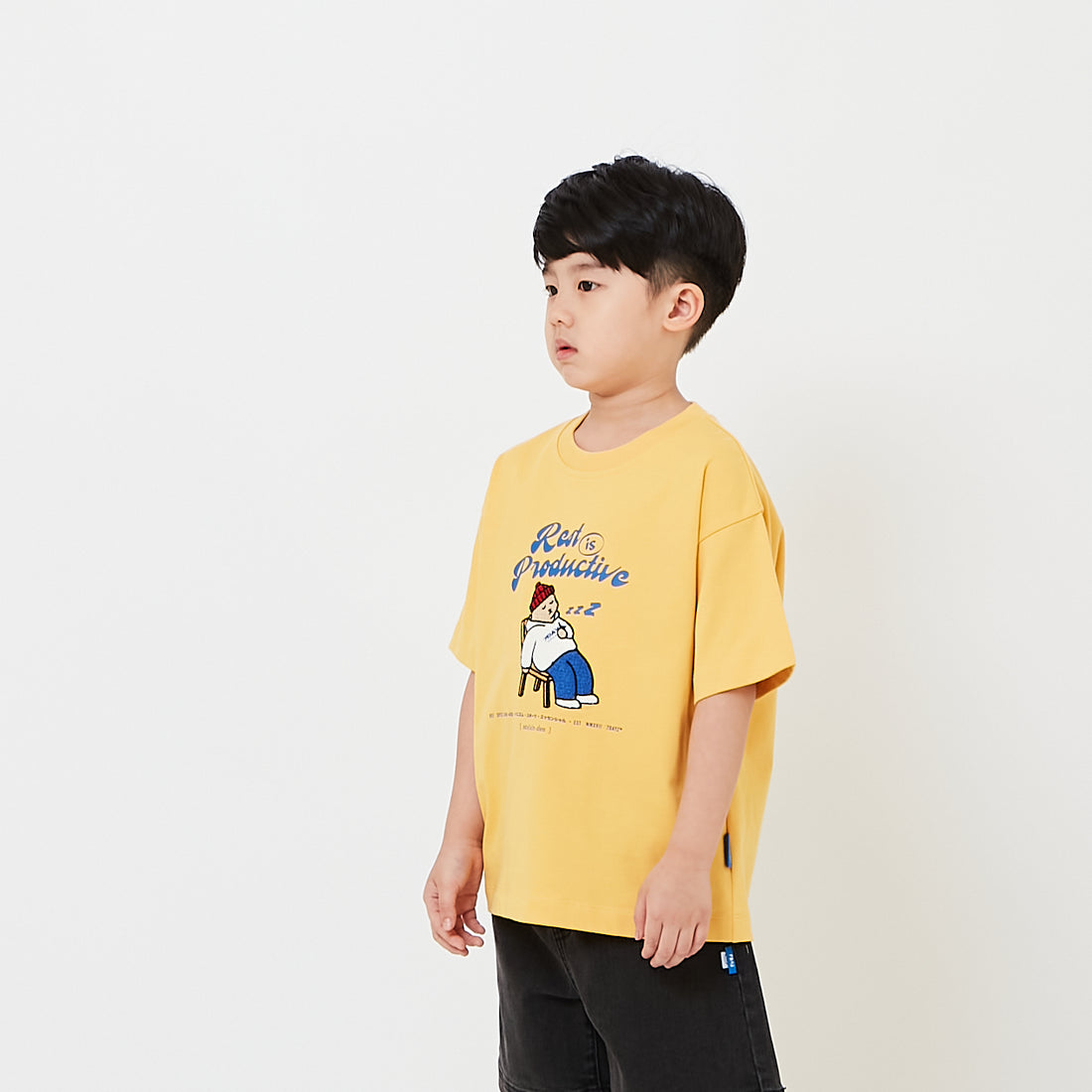 Kids Embroidery Oversized Tee - SK2608018