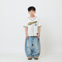 Kids Barrel Leg Long Jeans - SK2609014