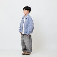 Kids Barrel Leg Long Jeans - SK2609014