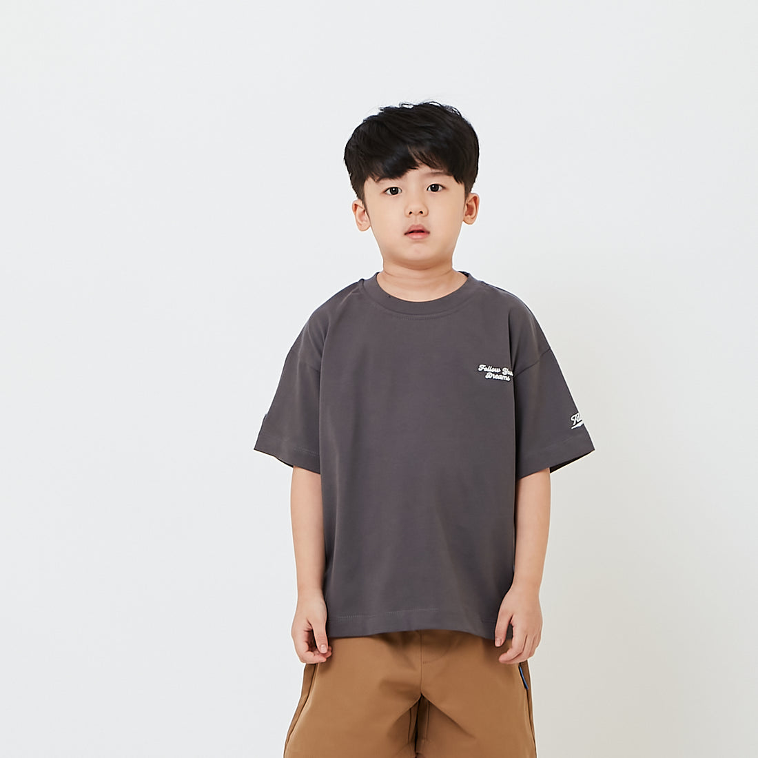 Kids Embroidery Oversized Tee - SK2610030