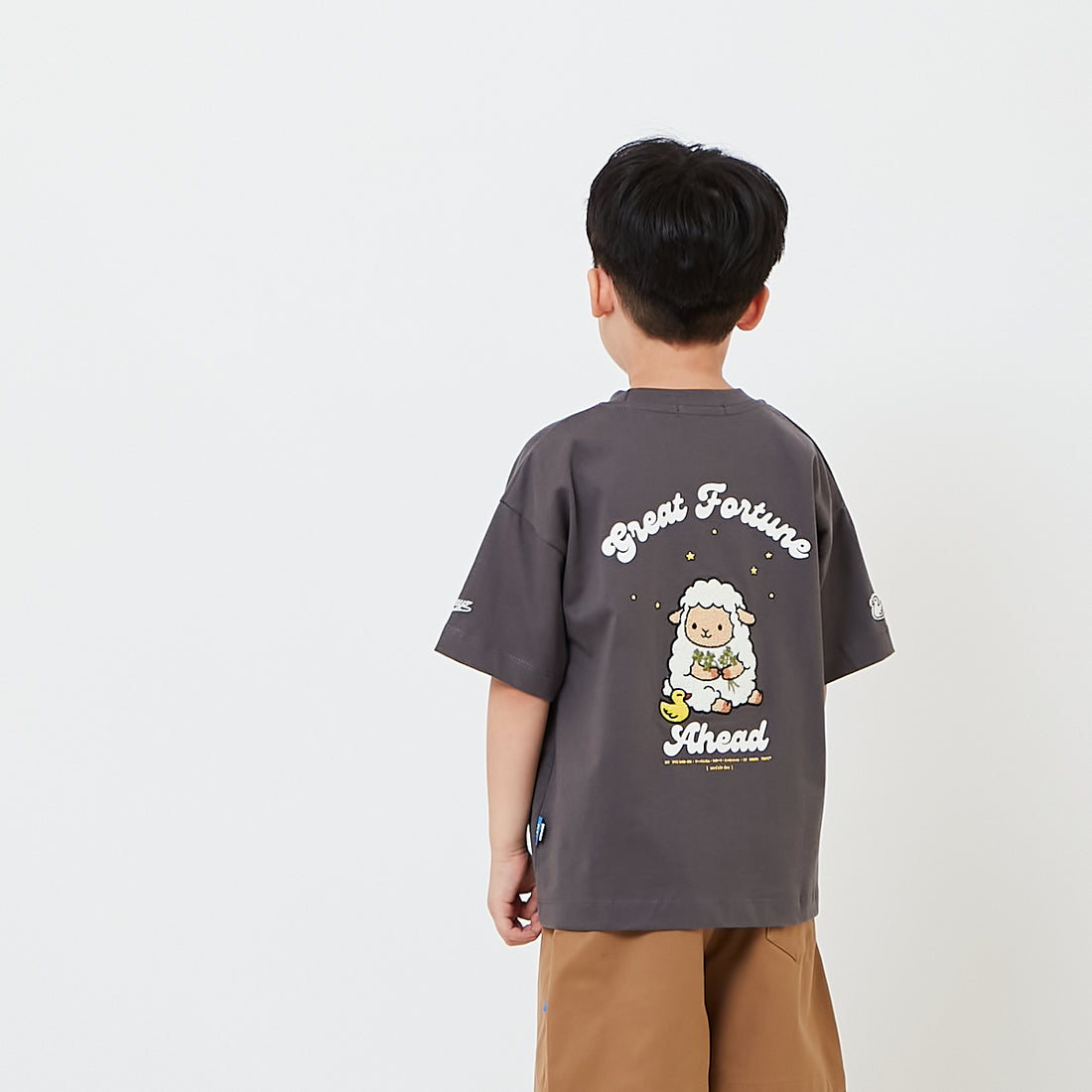 Kids Embroidery Oversized Tee - SK2610030
