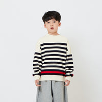 Kids Oversized Stripes Sweater - SK2610054